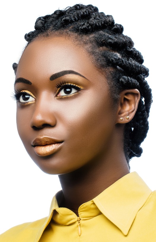 beauty portrait of young african woman with braids picture id974137220